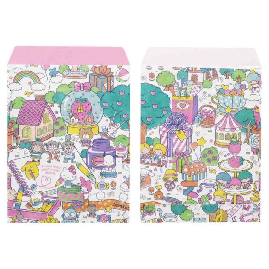 サンリオ　封筒 サンリオキャラクターズ 封筒 封筒セット[品番：BREW0082992