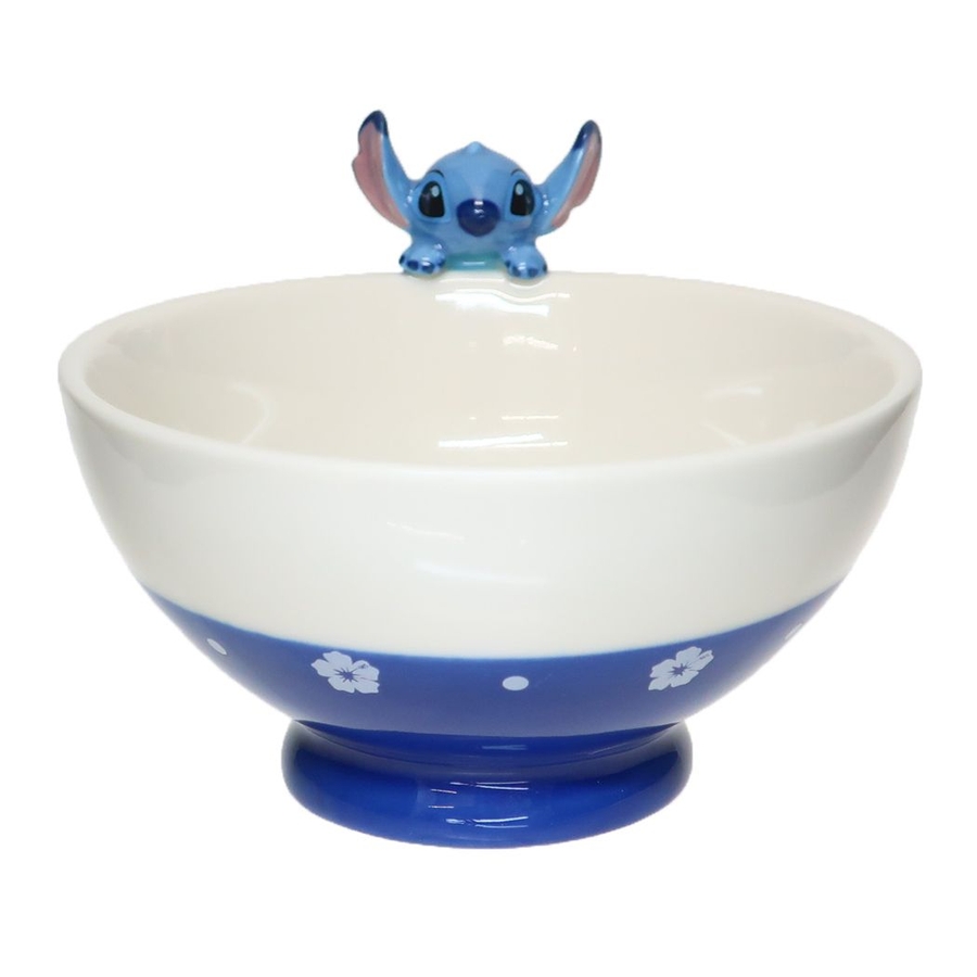 スティッチ お茶碗 フィギュア付き茶碗[品番：BREW0106847