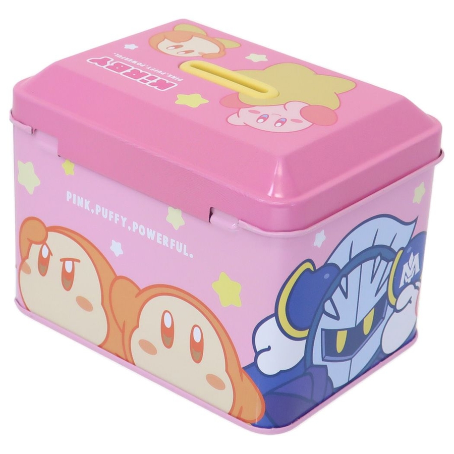星のカービィ 貯金箱 カギ付き缶バンク[品番：BREW0107914