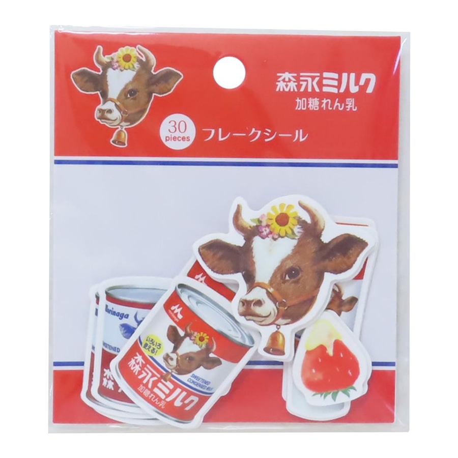 森永のれん乳 ステッカー フレークシール[品番：BREW0127797