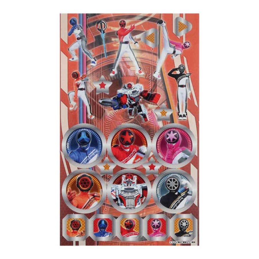 爆上戦隊ブンブンジャー シールキャラクター トリプルキラッとシール