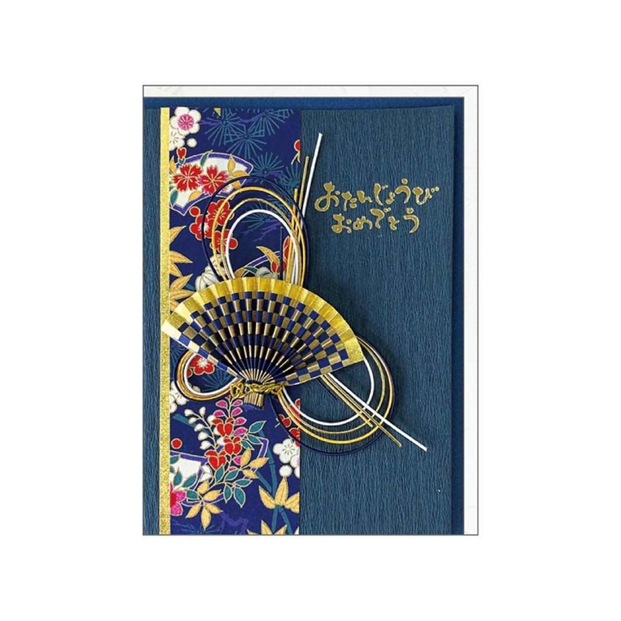 グリーティングカード 和風カード誕生日  紺[品番：BREW0136933]｜cinemacollection（シネマコレクション）のファッション通販｜SHOPLIST（ショップリスト）