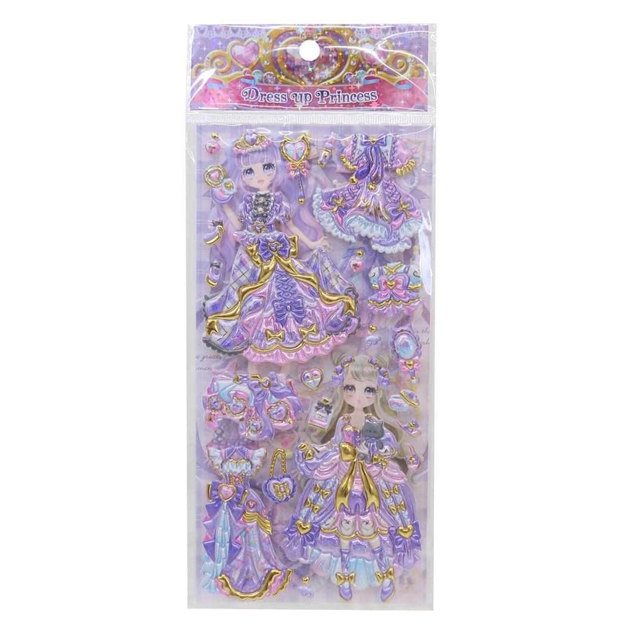 きせかえシール ドレスアッププリンセスシール シャイニーメイク