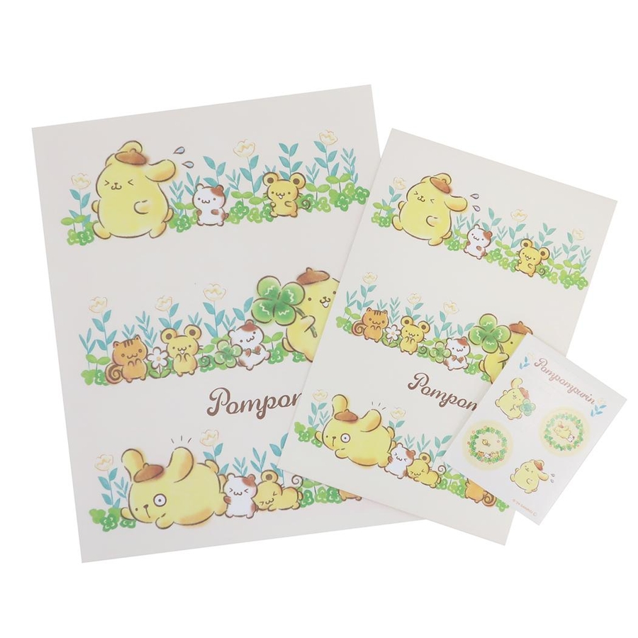 ポムポムプリン 手紙セット レターセット[品番：BREW0147482