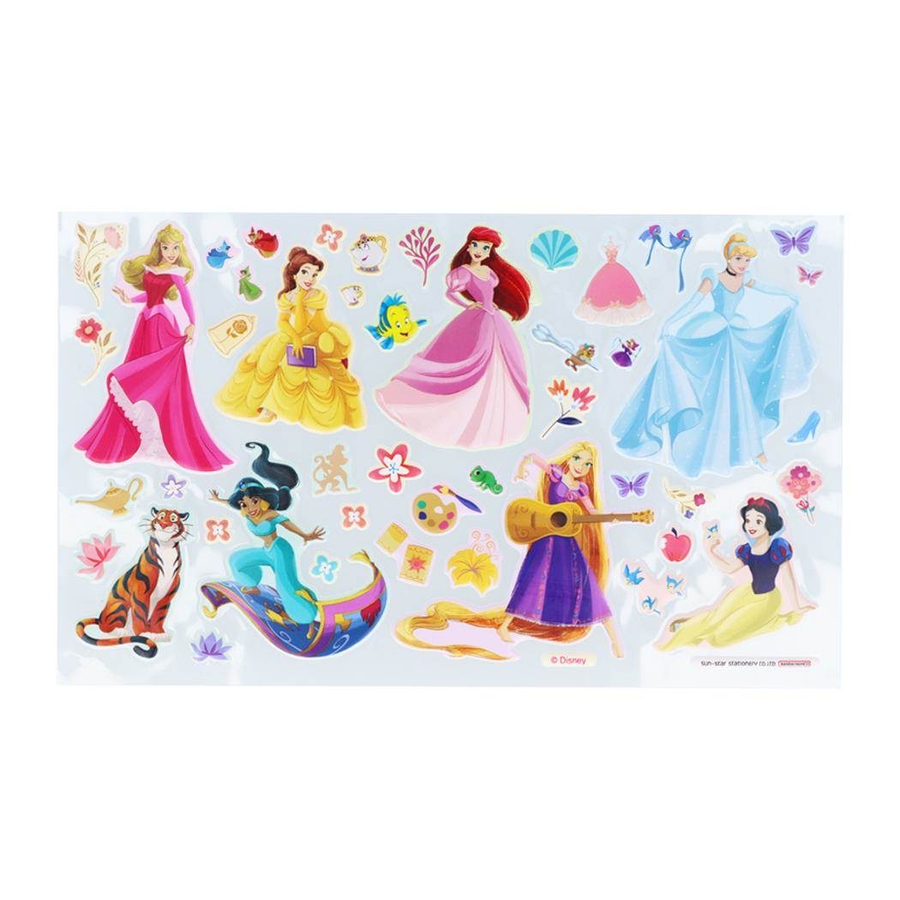 ディズニープリンセス ミニシールセット あそびシールバッグ[品番