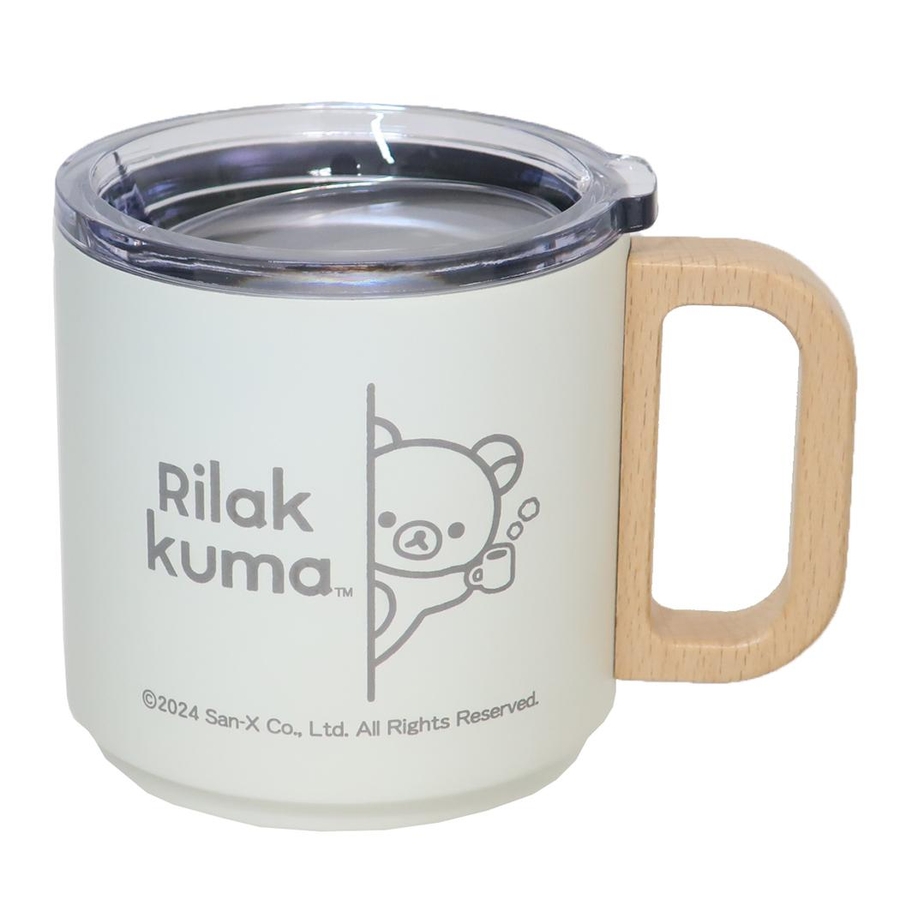 リラックマ マグカップ 蓋つきステンレスマグ[品番：BREW0149950
