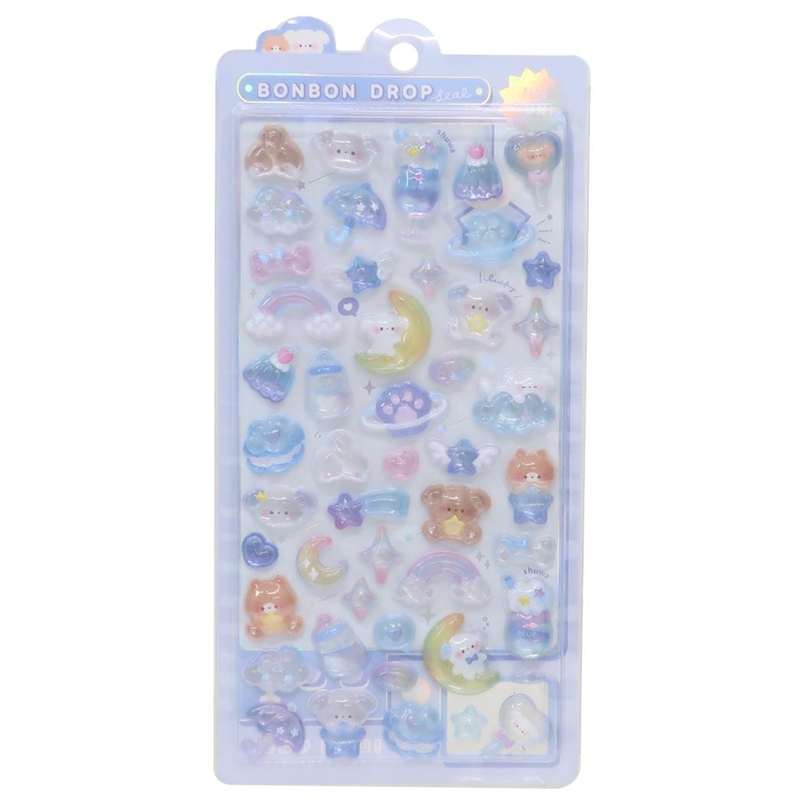 シールシート ボンボンドロップシール わんわんボンボン[品番
