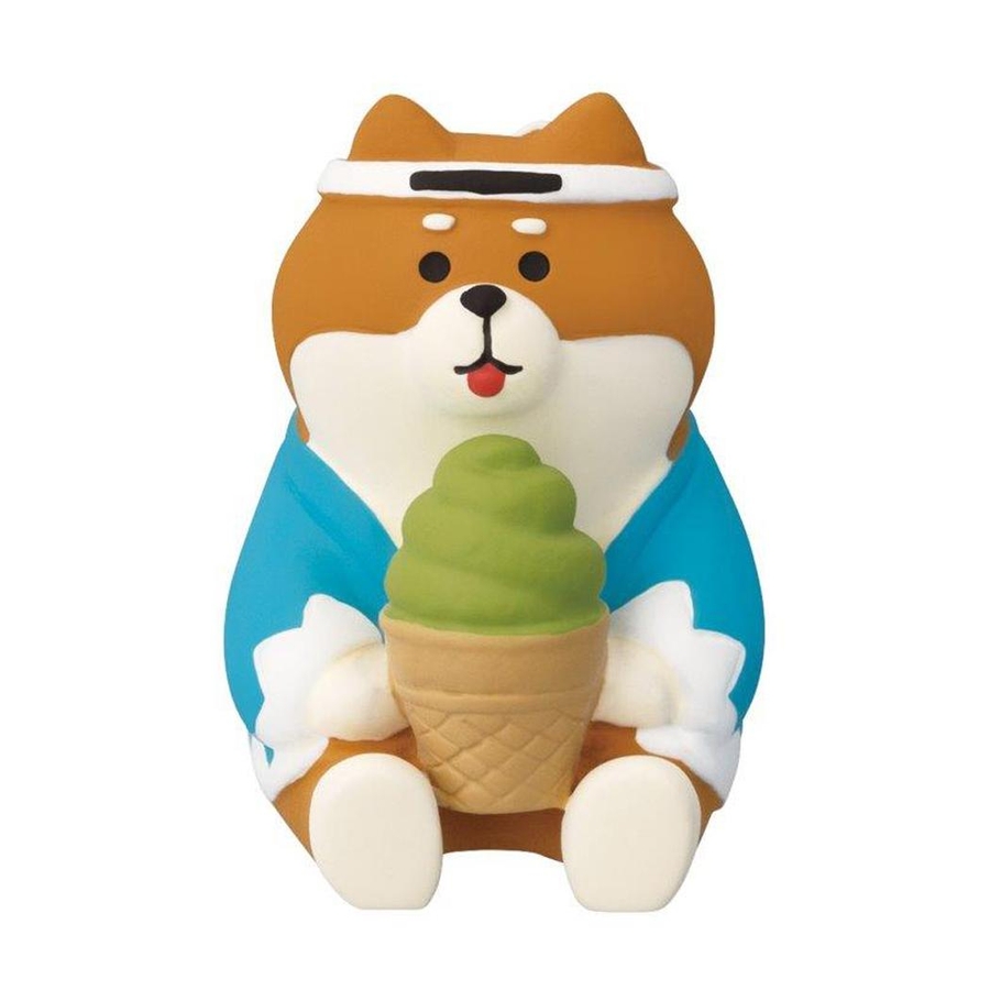 マスコット 新撰組わんこ 抹茶ソフト デコレ インテリア かわいい