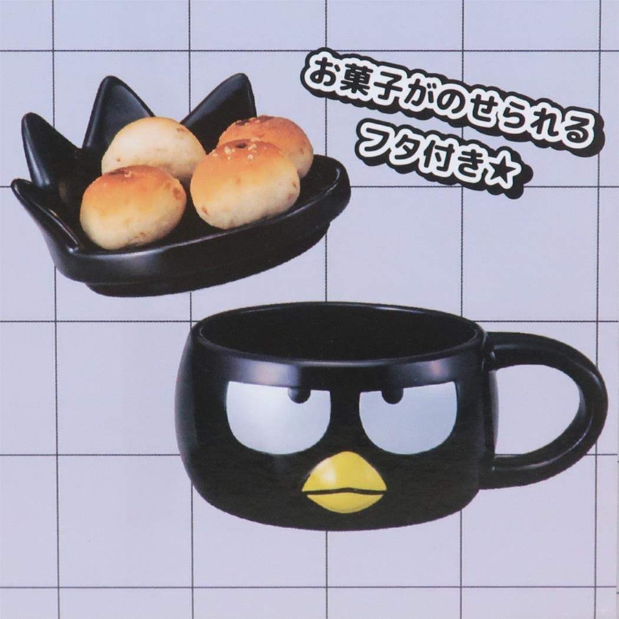 バッドばつ丸 マグカップ フタ付きフェイスマグ[品番：BREW0151739