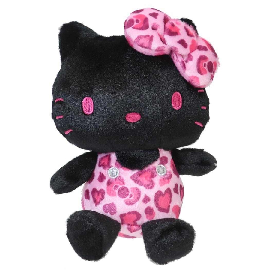 黒いポンチョを着たハローキティのぬいぐるみ kyouwa-print_kt55-4 黒いポンチョを着たハローキティのぬいぐるみ kyouwa-print_kt55-4