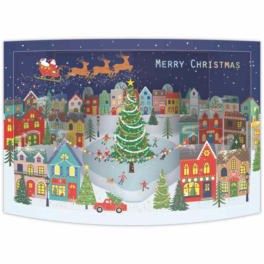 クリスマスカード 飾って楽しめるカード 立体カード[品番：BREW0158487