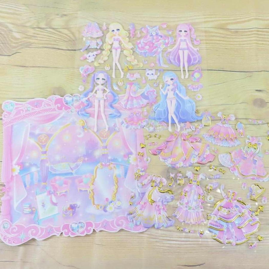 きせかえシール チャーミングドレスアッププリンセスシール  ピンキースプリングスプ…[品番：BREW0159467]｜cinemacollection【KIDS】（シネマコレクション）のキッズファッション通販｜SHOPLIST（ショップリスト）