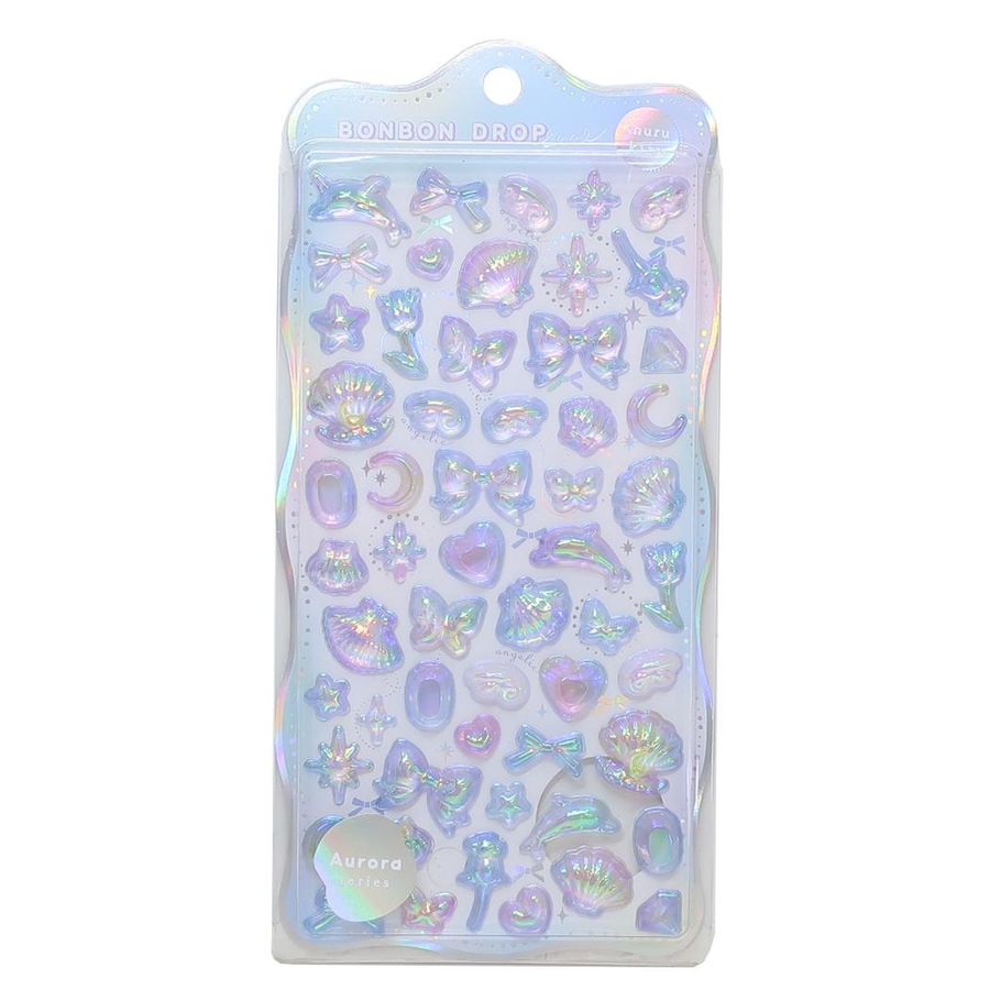 シールシート ボンボンドロップシール オーロラ[品番：BREW0162929