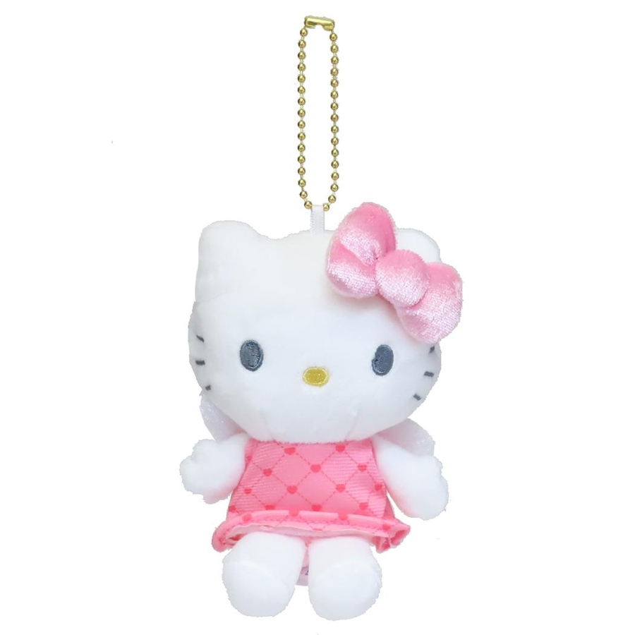 ハローキティ　うさぎルームウェア　ぬいぐるみ　マスコット　チェーン ハローキティ うさぎルームウェア ぬいぐるみ マスコット チェーン