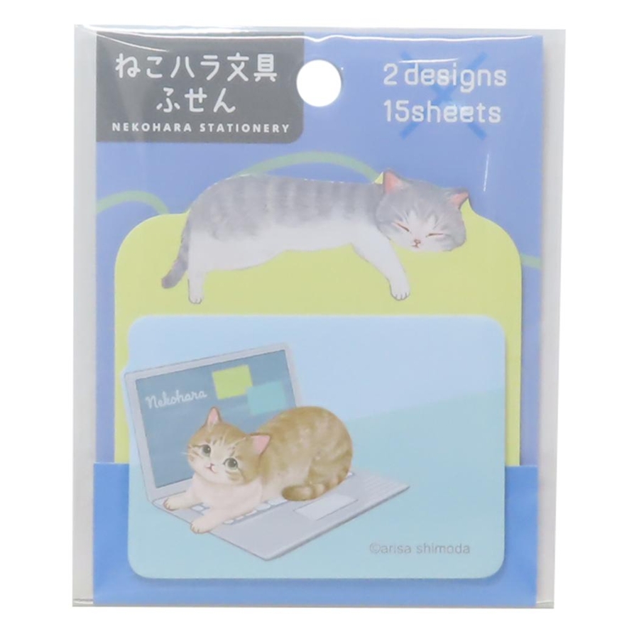 ねこハラ 付せん ダイカット付箋[品番：BREW0172629