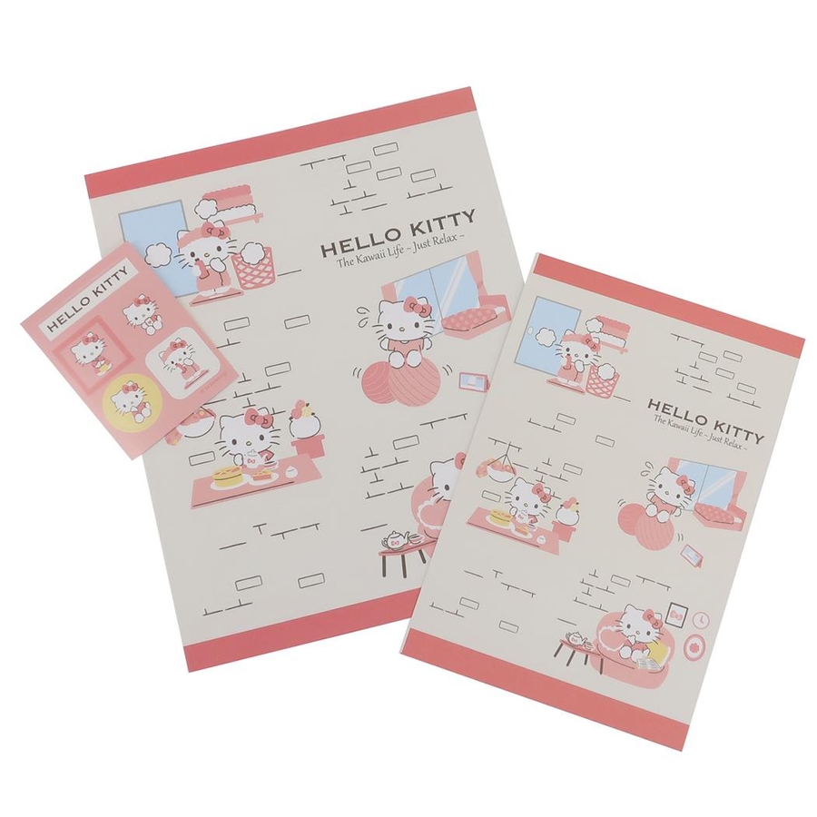 【新品】平成レトロ2004年DREAM TALE KITTYキティ レターセット 平成レトロ ハローキティレターセット&メモ帳 北海道限定