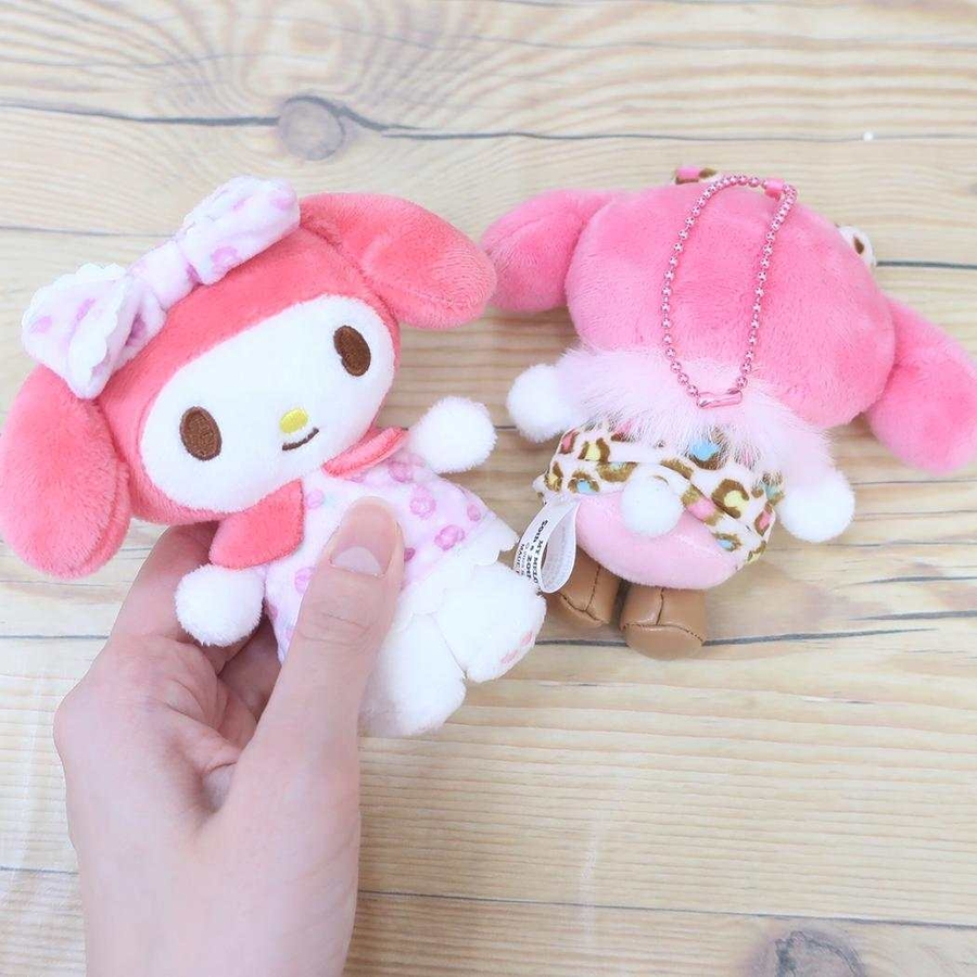 マイメロディ　2014 シフォンフラワーボールチェーンマスコット マイメロディ マスコット ミニぬいぐるみボールチェーン[品番