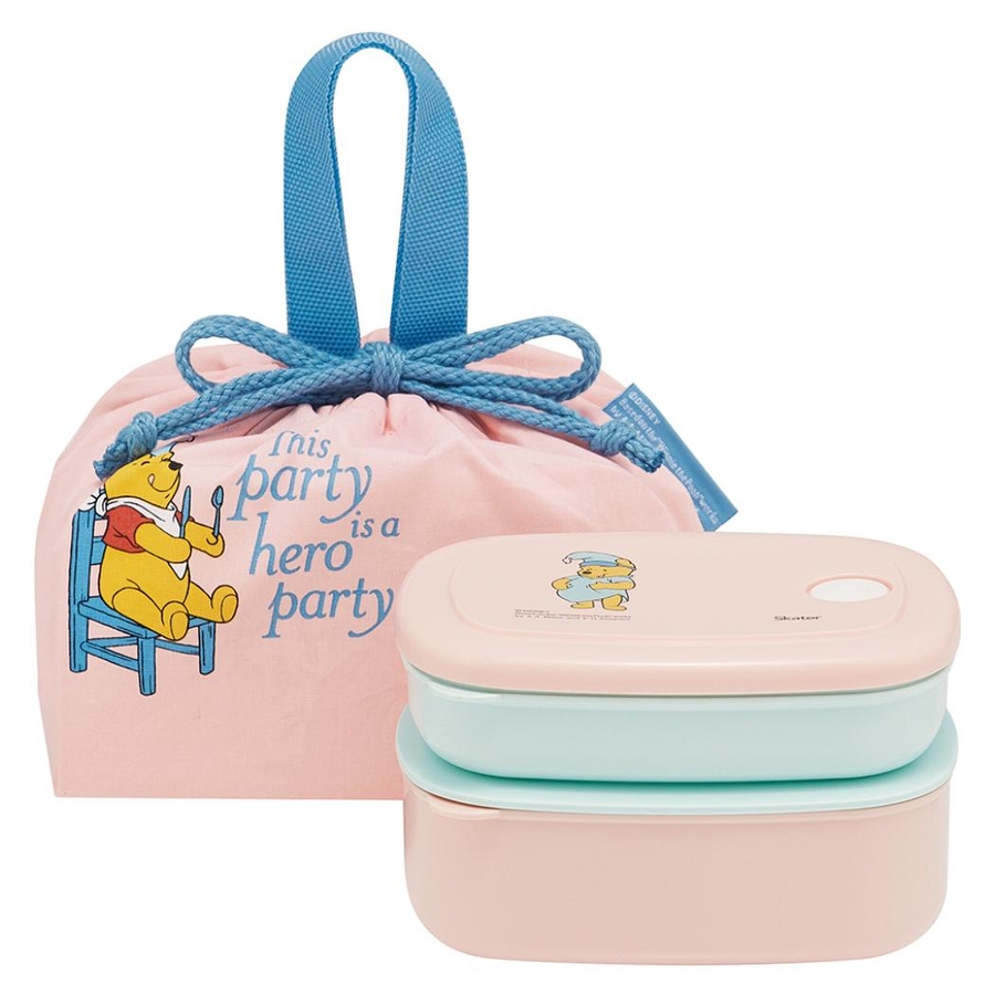 くまのプーさん お弁当箱セット 巾着付ランチセット[品番：BREW0180924