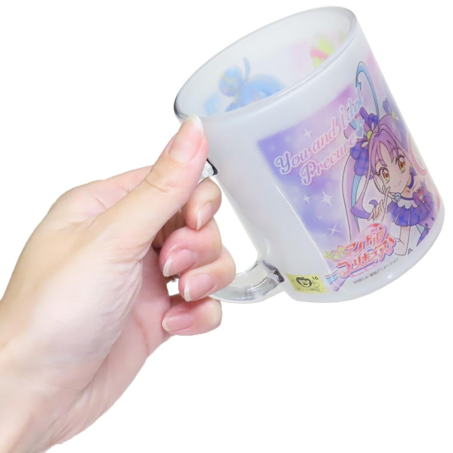 キミとアイドルプリキュア マグカップ ガラスマグ[品番：BREW0182223
