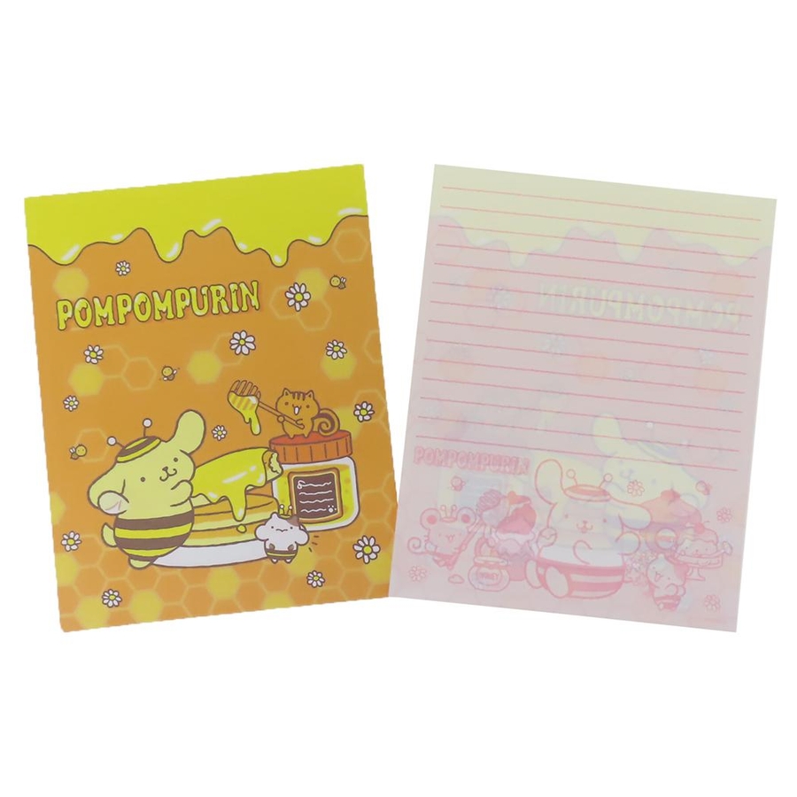 ポムポムプリン 手紙セット レターセット[品番：BREW0180406