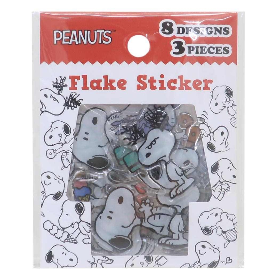 スヌーピー フレークシール ぷっくりフレークステッカー[品番