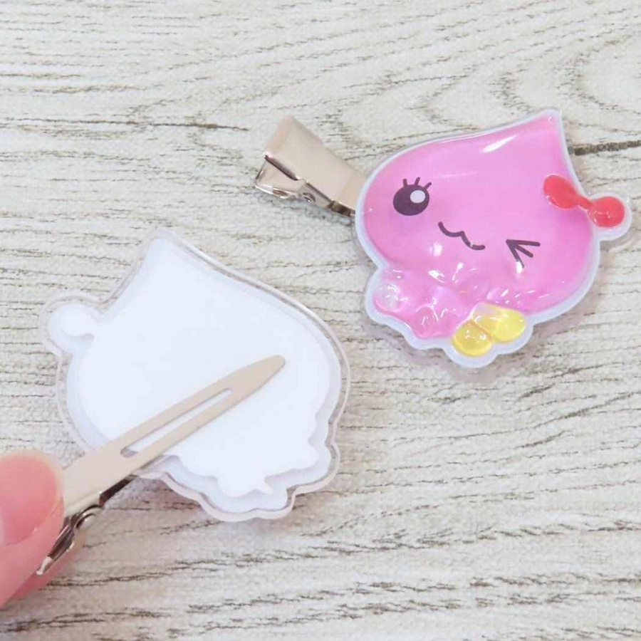 しずくちゃん ヘアアクセ ボンボンドロップ前髪クリップ[品番