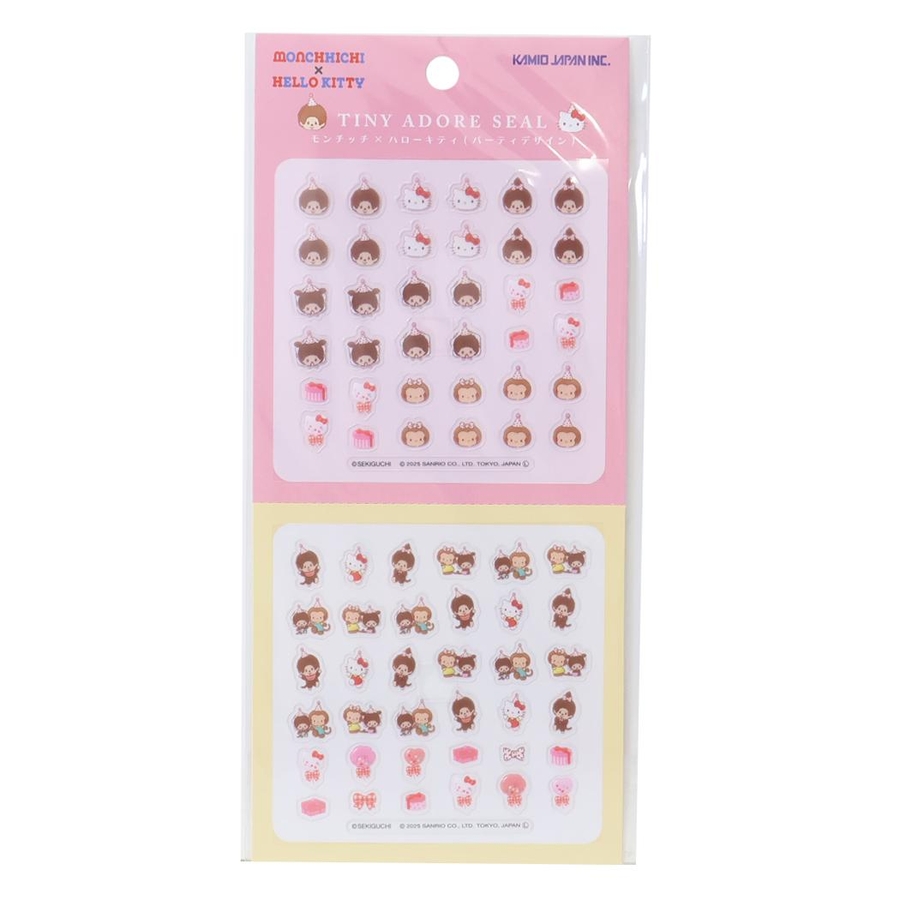 モンチッチxハローキティ シールシート TINY[品番：BREW0…