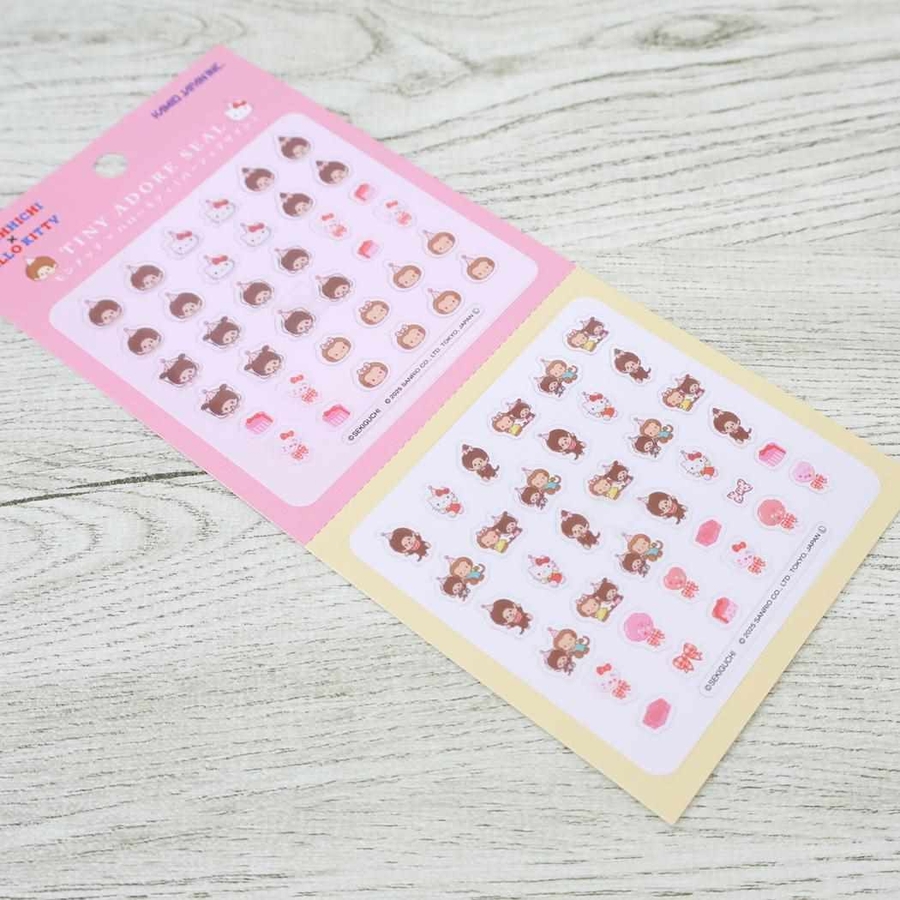 モンチッチxハローキティ シールシート TINY[品番：BREW0194165
