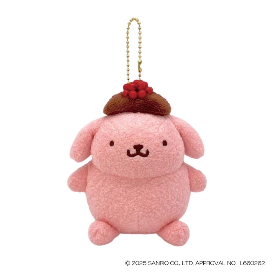 ポムポムプリン マスコット ミニぬいぐるみボールチェーン[品番