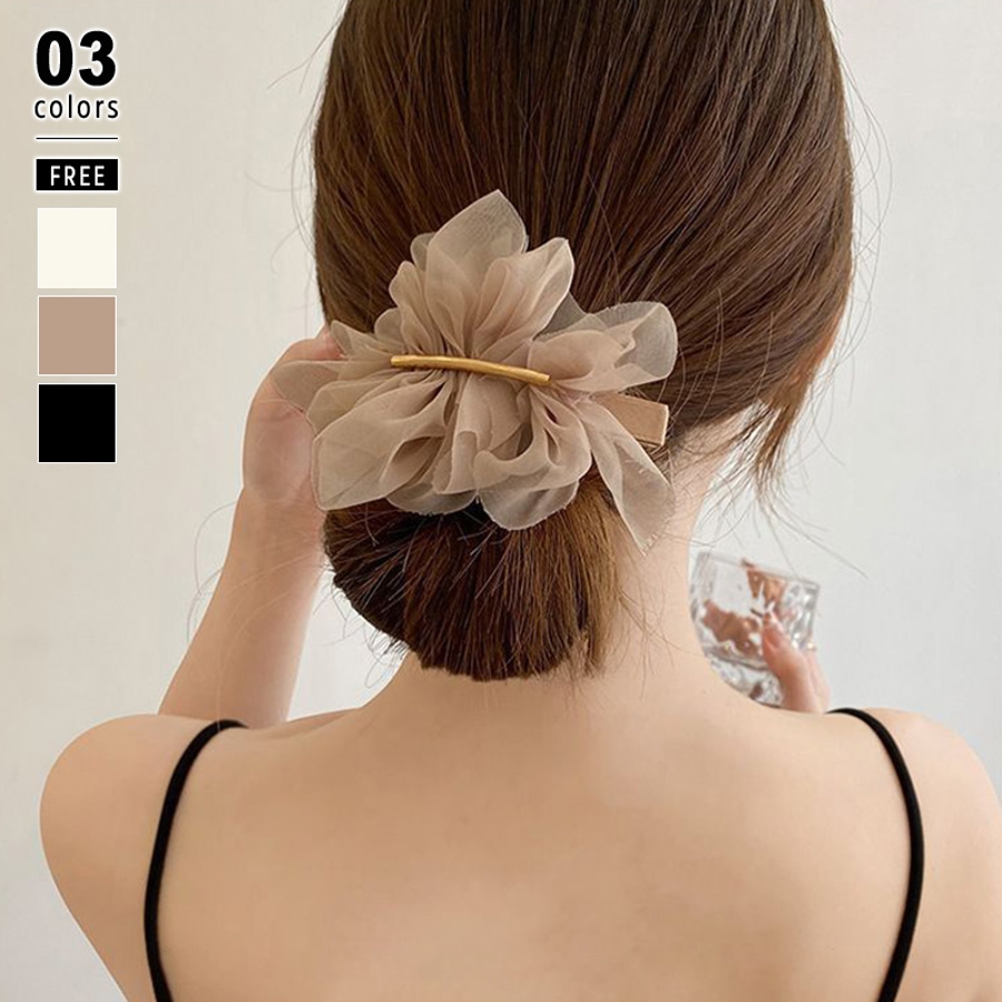 髪飾り アクセサリー くすみ クリップ2 マットカラー 韓国 バレッタ ヘアピン - 2