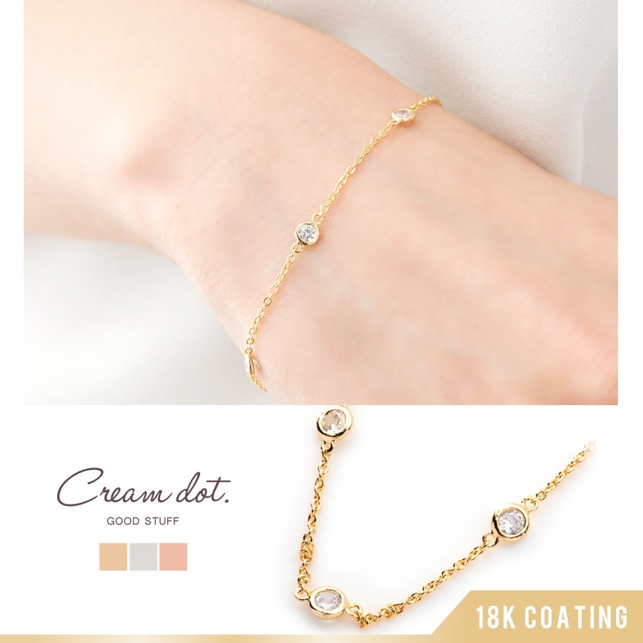 ブレスレット 華奢 レディース 品番 Crma Cream Dot クリームドット のレディースファッション通販 Shoplist ショップリスト
