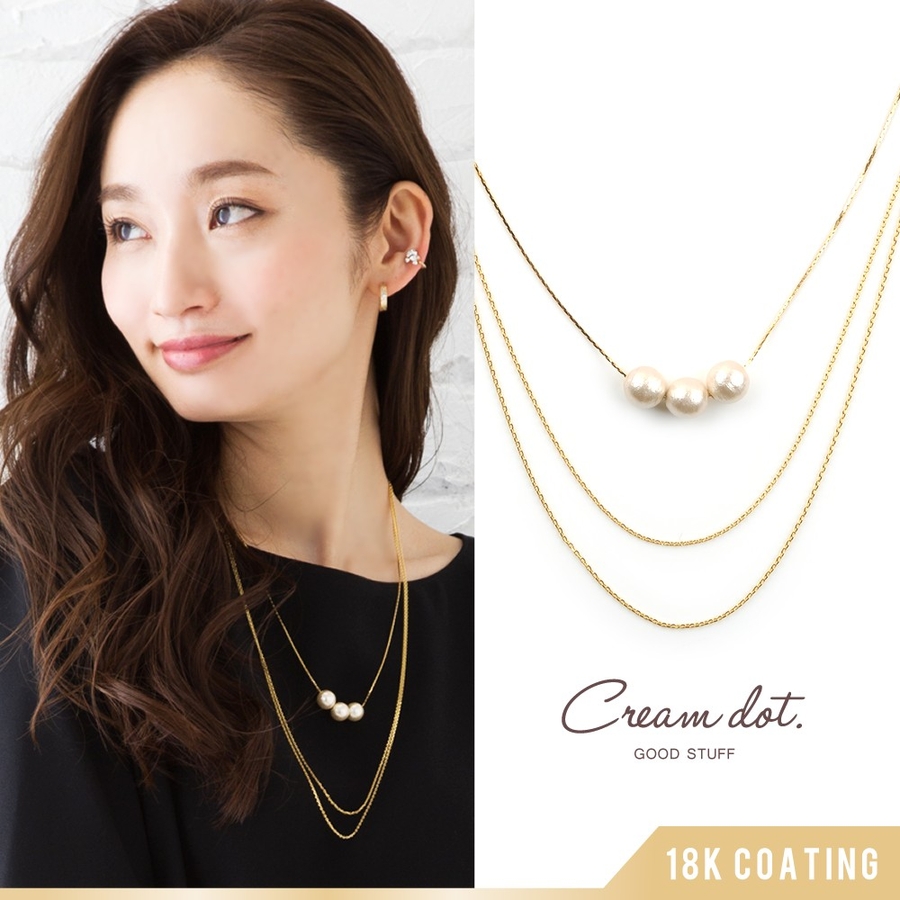 ネックレス ロング パール 品番 Crma Cream Dot クリーム のレディース ファッション通販 Shoplist ショップリスト
