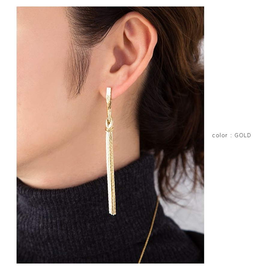 チェーンピアス ロングチェーン 揺れる [品番：CRMA0003100]｜CREAM-DOT（クリームドット）のレディースファッション通販｜SHOPLIST（ショップリスト）