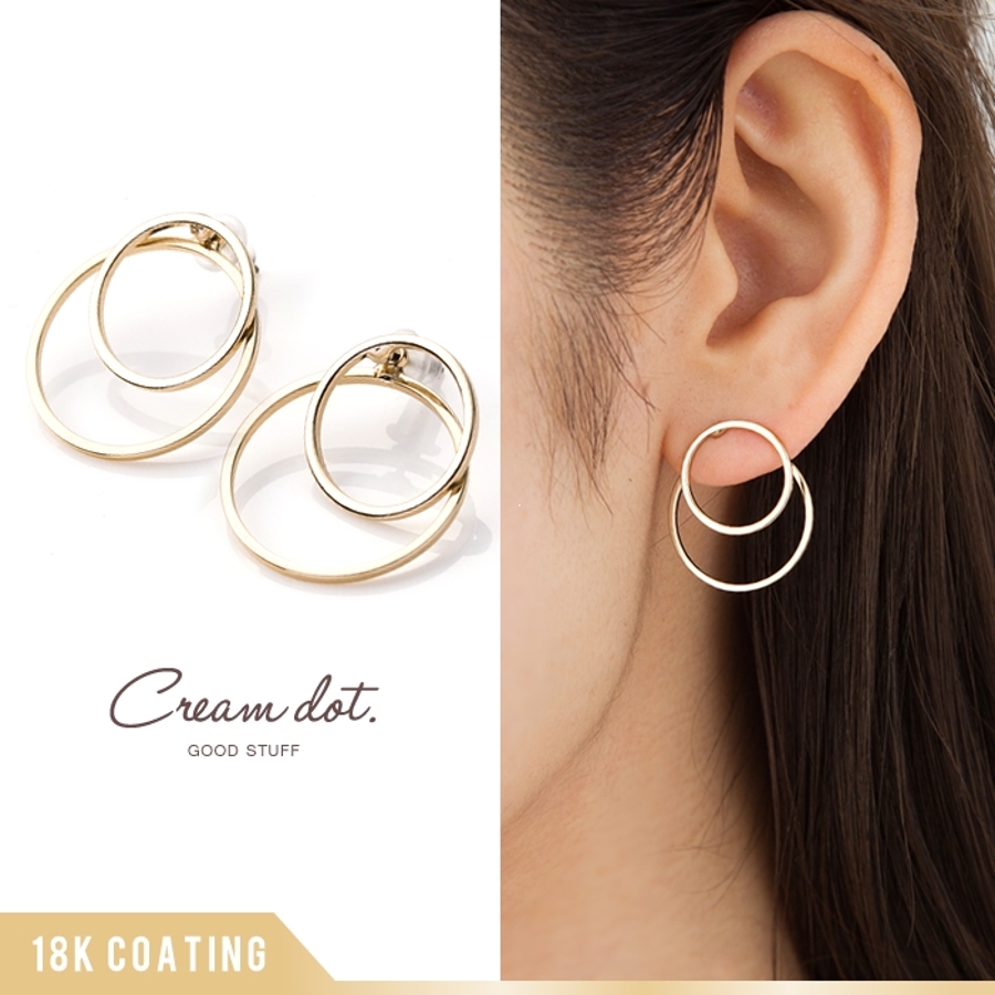 ピアス 金属アレルギー ニッケルフリー 品番 Crma Cream Dot クリーム のレディースファッション通販 Shoplist ショップリスト