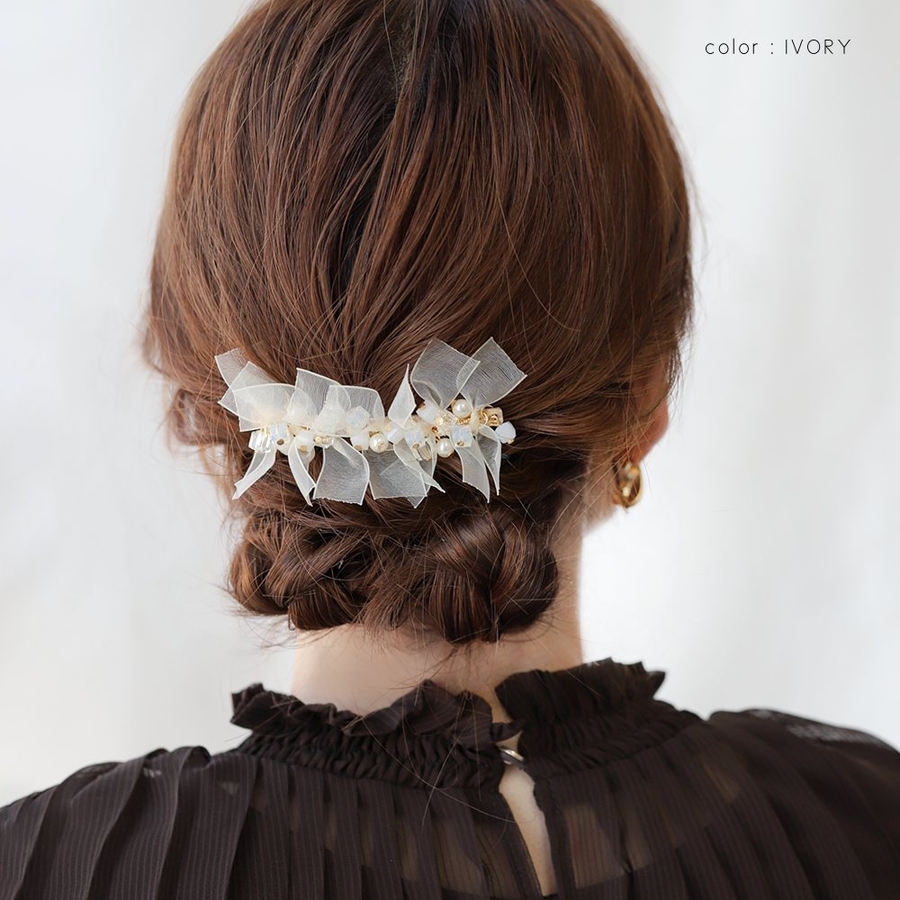 新品入荷 バレッタ ヘアアクセサリー[品番：CRMA0008545 ヘアクリップ ヘアアクセサリー