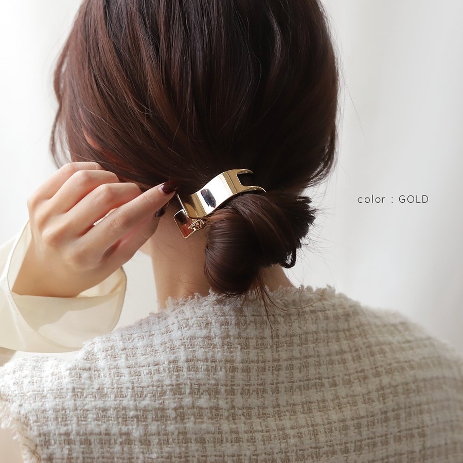 バンスクリップ しっかり留まる ヘアアクセサリー[品番：CRMA0008850
