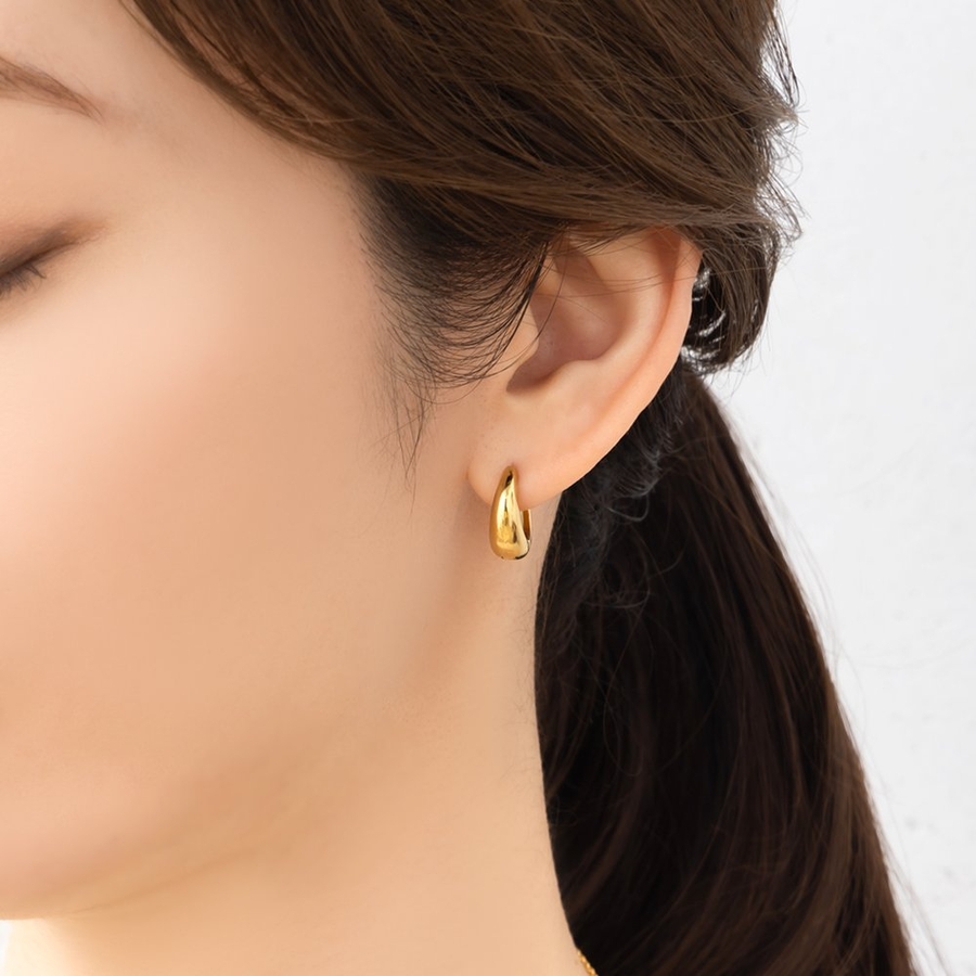 ステンレス製 ピアス フープピアス[品番：CRMA0009122]｜CREAM