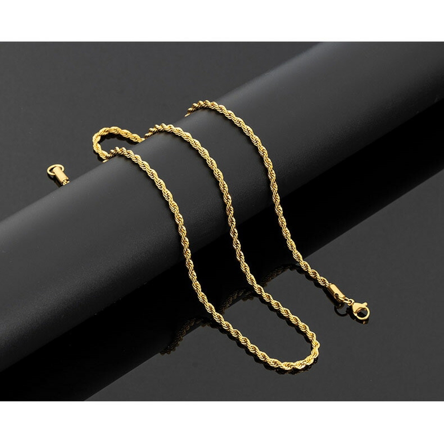 ロープチェーンネックレス 全2色 ネックレス[品番：PBIW0001047