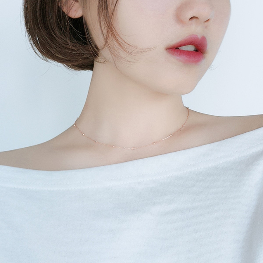 究極の華奢見え50cmデコルテ綺麗に見える極細銀製品ネックレス　花街コレクション 究極の華奢見え50cmデコルテ綺麗に見える極細銀製品ネックレス 花街