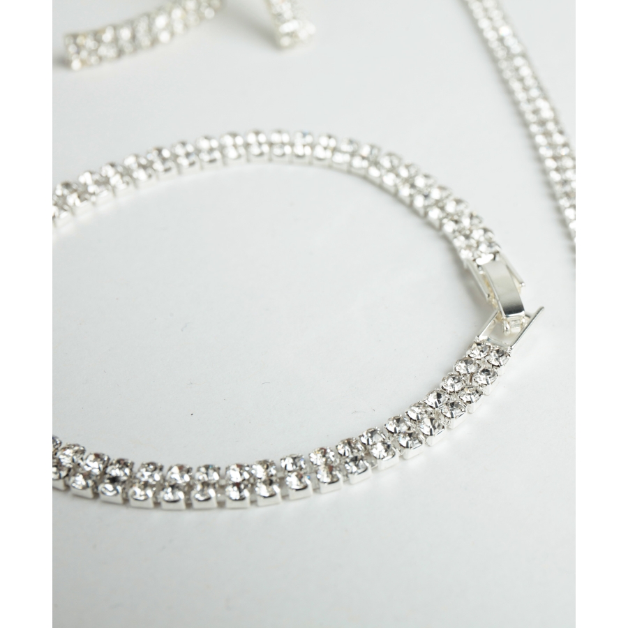 ネックレス ブレスレット ピアス 3点セット[品番：DSSW0004982