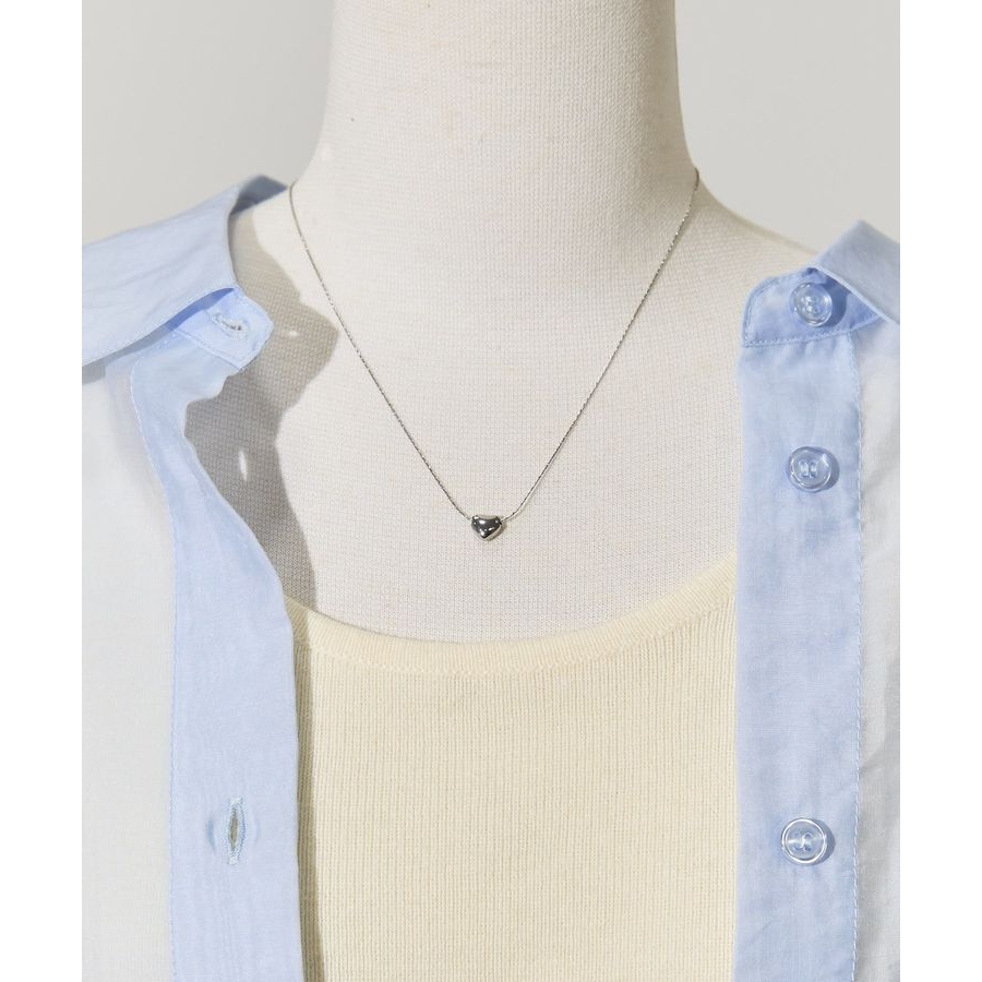 ステンレス シンプルハートネックレス[品番:EHEW0048065 ステンレス シンプルハートネックレス[品番:EHEW0048065