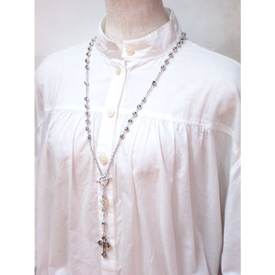 ネックレス ロザリオ 十字架[品番：ECLA0000284]｜Eight Channel