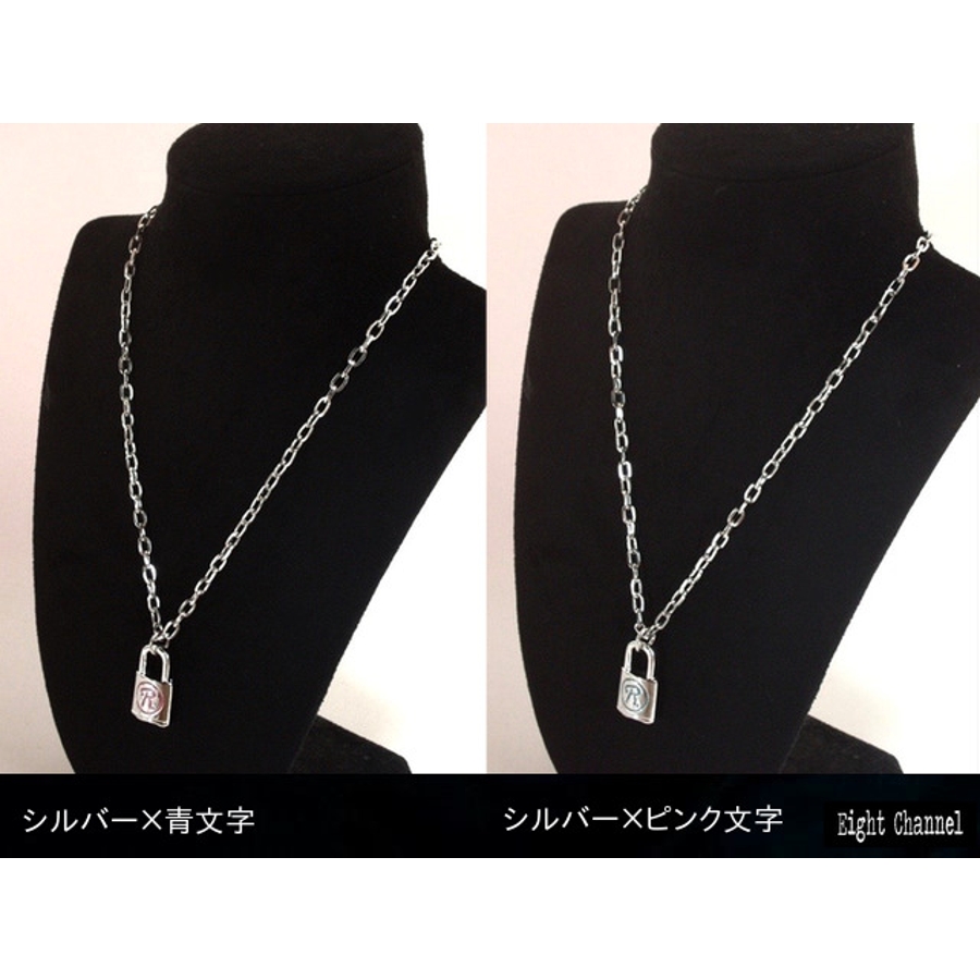 手錠 ネックレス ペンダント メンズ ブラック チェーン