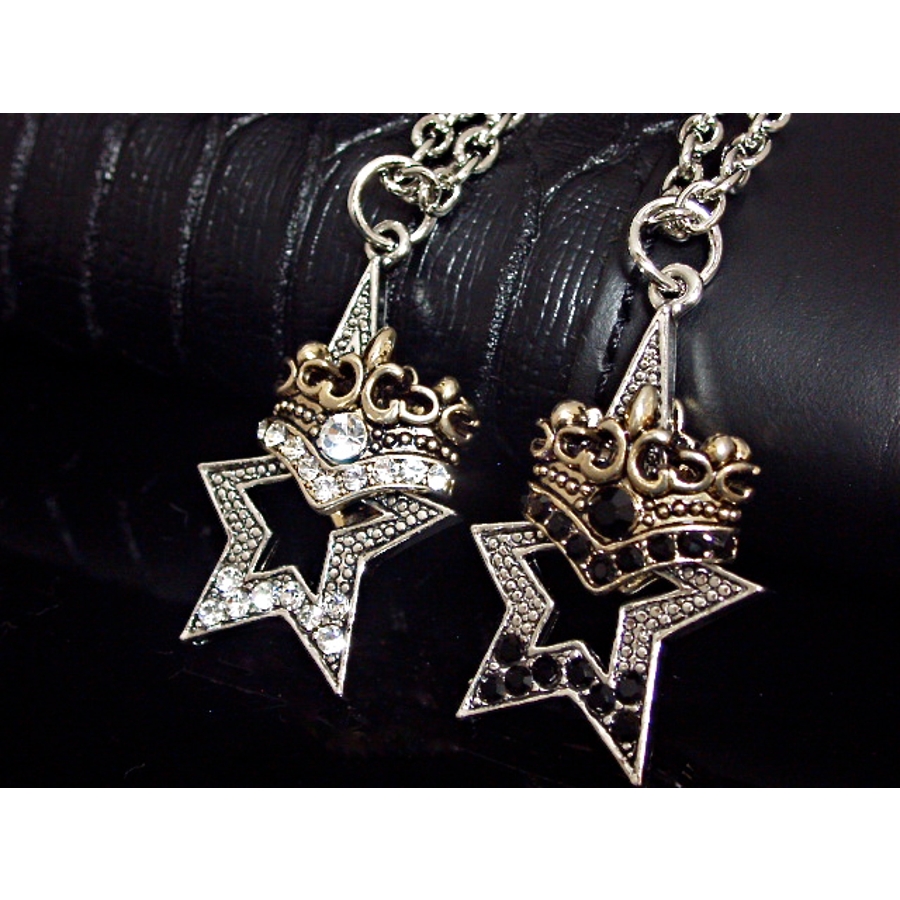 美品 ラブアンドヘイト ネックレストップ クラウン 王冠 デザイン ストーン 楽天市場】王冠モチーフ☆CROWN☆クラウンネックレス＆ピアス
