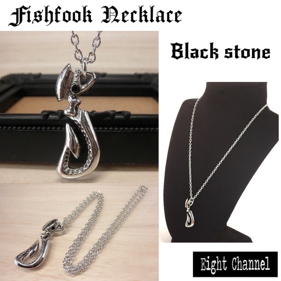 フィッシュフックネックレス つり針 釣り針[品番：ECLA0000579]｜Eight
