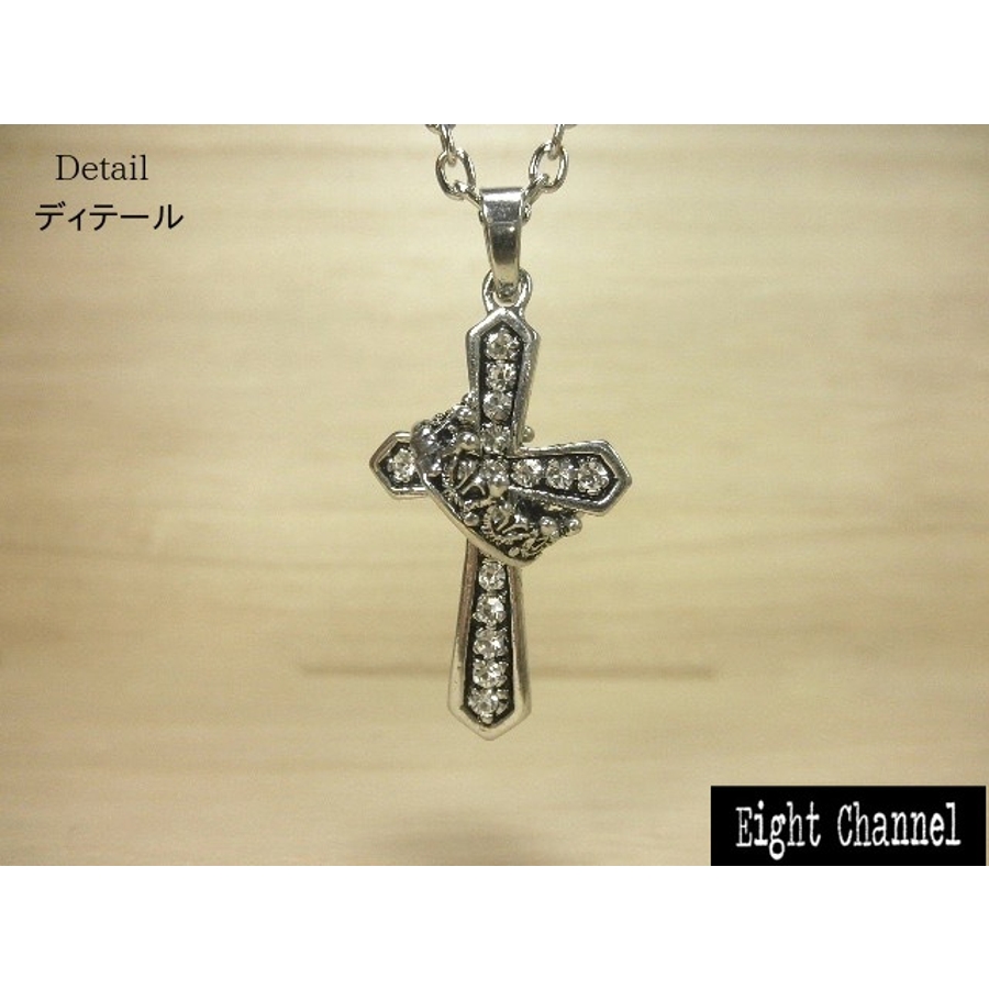 ネックレス 十字架 王冠[品番：ECLA0000602]｜Eight Channel