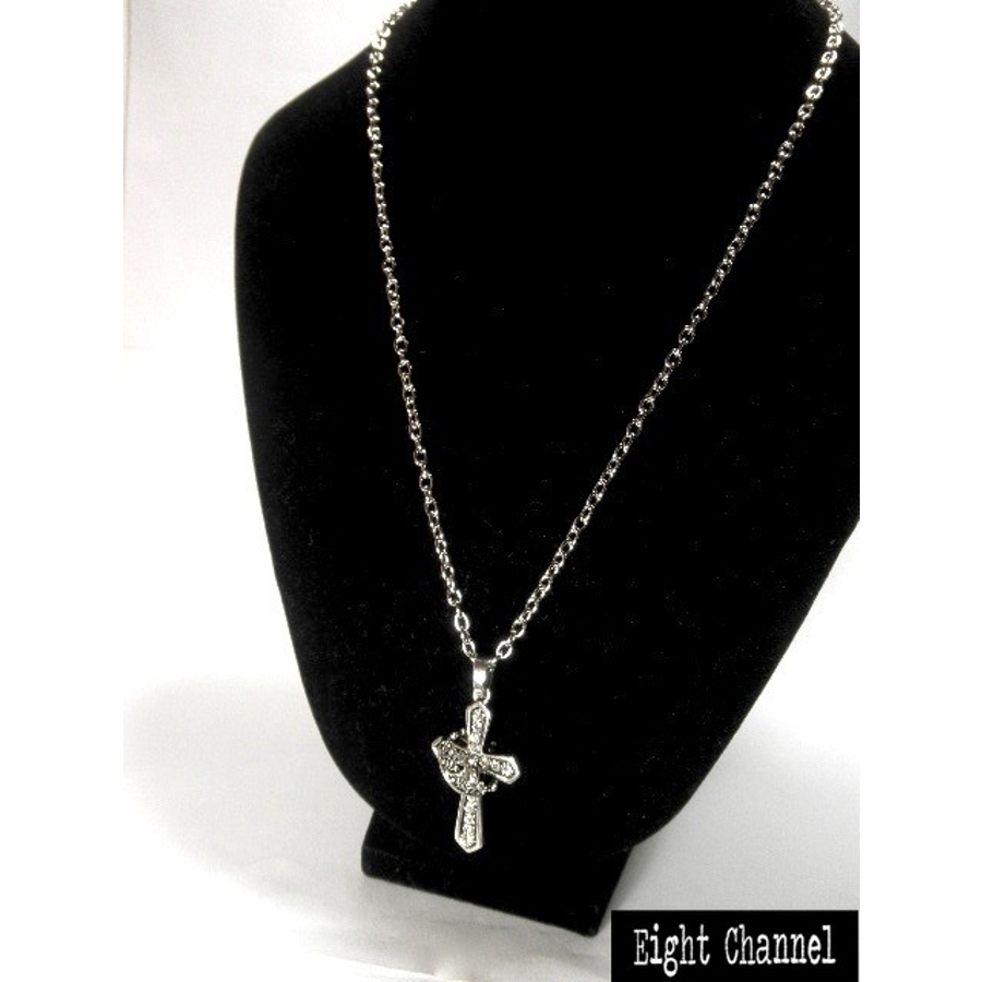 ネックレス 十字架 王冠[品番：ECLA0000602]｜Eight Channel