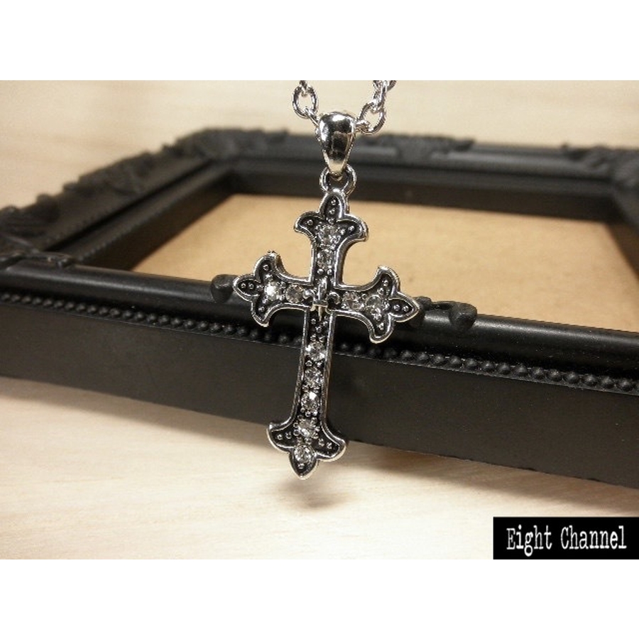 匿名配送♡　BIZARRE　ケルビム クロス　ネックレス　希少 ネックレス クロス かっこいい[品番：ECLA0000642]｜Eight