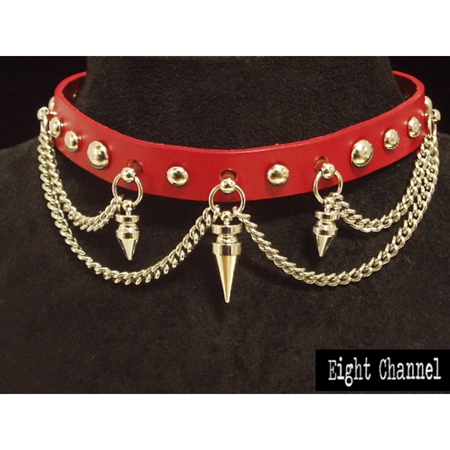 本革チョーカー 本革チョーカー スタッズ レザー[品番：ECLA0000892]｜Eight Channel