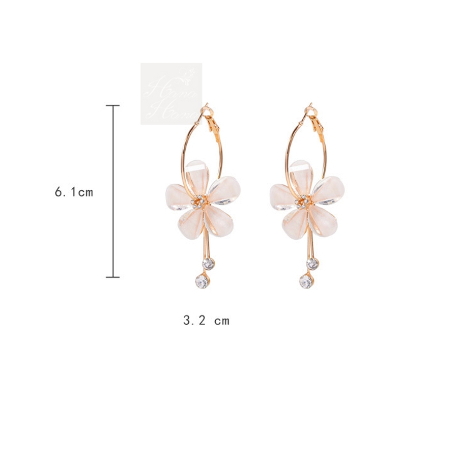ピアス フープピアス フラワーピアス[品番：HNAW0002824]｜HANAHANA